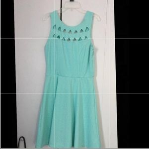 Teal dress